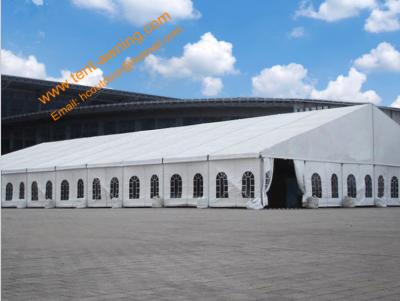 China Wind Resistant 100km/h Workshop Tent Aluminum Structure Waterproof Marquee Tents for sale