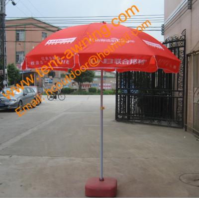 China Waterproof Customized Sizes Advertising Parasol for Promotion   Round  Shape with Logo Printing for sale