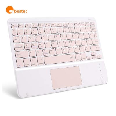 China Anti-ghosting BT Wireless Keyboard with Touchpad 10