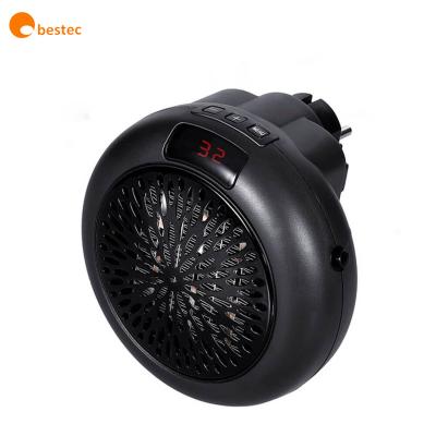 China Minimest Product Fast Heating Fan Radiator Electric Fan Black Portable Tabletop Stock for sale