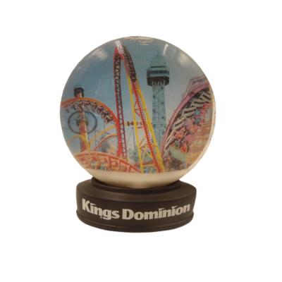 China Wholesale Custom Made Europe Ferris Wheel Snow Ball Funny Resin Glass Globe for sale