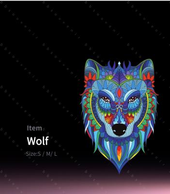 China 3D Jigsaw Puzzle Wolf Multi Design Wooden Animal GRADE TOP Wooden Animal MDF Animals Cute And Lovely Easy DIY Jigsaw Puzzles for sale