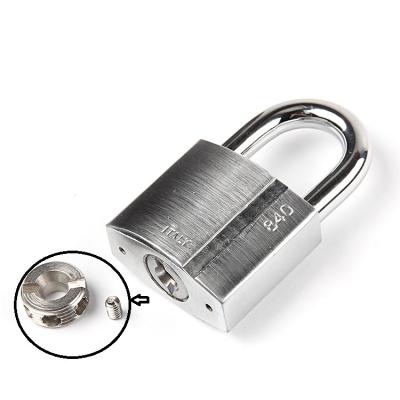 China 34mm long lock shatterproof padlock padlock main safe door leg HG840 low carbon steel outdoor padlock for sale