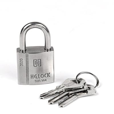 China Security Cylinder Padlock Door Locks Security Stainless Steel Locker Padlock Brass HG3050 for sale