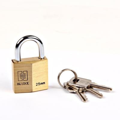 China High Quality And Safety ANTI HAMMER Brass Padlock Normal Shackle Short Lock for sale