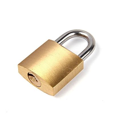 China ANTI CUT Brass Security Lock Travel Luggage Padlock Best Hanging Home Safety Padlock for sale