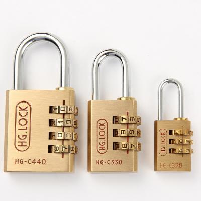 China ANTI CUT Combination Lock 3 Digital Brass Anti Drop Anti Collision Safety Made By China for sale