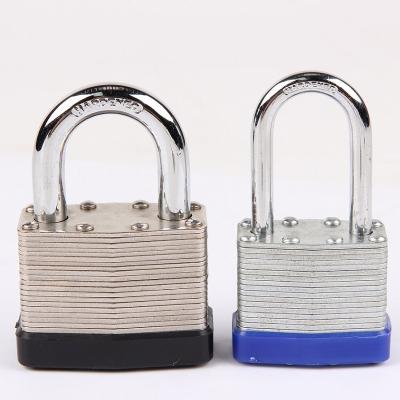 China Anti Cut 30 40 45 50 60 Mm Security U Shaped Edge Safety Waterproof Laminated Padlocks Plastic Lock Padlock For Outdoor Use for sale