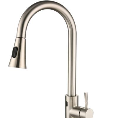 China Unique Sense Faucets Touchless Sensor Feature Best Pull Out Spout Kitchen Sink Mixer Tap Kitchen Faucet Bathroom Faucet for sale