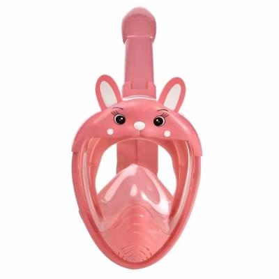 China 180 wide view children dive mask factory price cartoon diving mask with snorkel swimming mask&Snorkel kids for sale