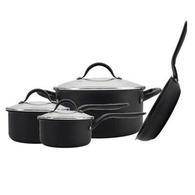 China Viable Wholesale Kitchenware Stainless Steel Cookware Set Soup Pot Stock Pot Nonstick Casserole Cooking Pots for sale