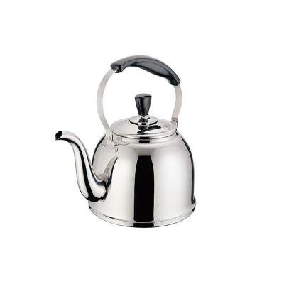 China Viable Factory Wholesale Stainless Steel Whistling Kettle Teapot Water Pots Kettles Stainless Steel Cookware for sale