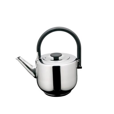 China Sustainable Manufacturer Stainless Steel Whistling Kettle Painting Black Color OEM Customized Stainless Steel Teapot for sale