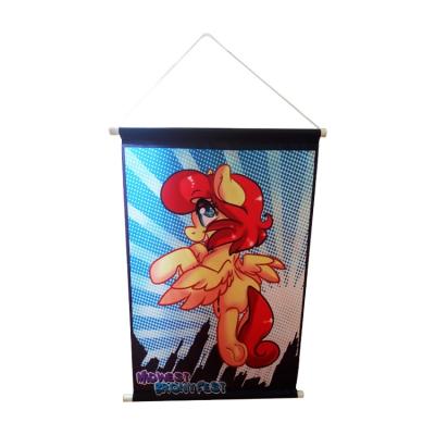 China Custom Size Hanging Cloth Banner Ceiling Cloth Banners Indoor Hanging Banner for sale