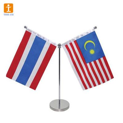 China Custom Table Flag FLYING Stand for sale