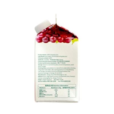 China New Product Low Fat Purity 100% Purity Grape List Sweet And Delicious Low Fat Juice From Concentrate for sale