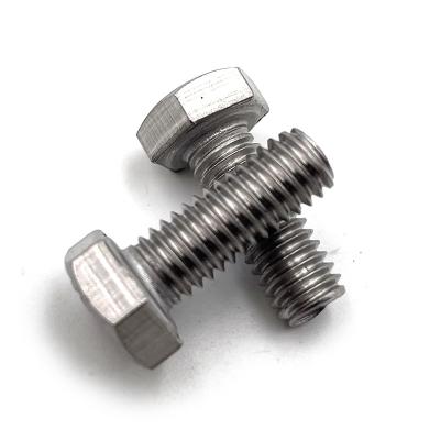 China Stainless Steel Factory Wholesale Stainless Steel SUS304 Hex Head Bolt DIN933 M8x25 Good Quality for sale