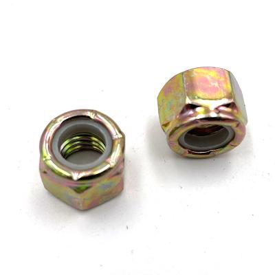 China General Industry Nylon Insert Lock Nut DIN985 Carbon Steel Cl.5 Galvanized , 6.8 for sale