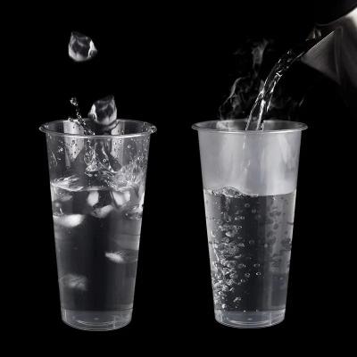 China 350ml Round Polypropylene Plastic Cups 7.5cmx8.5cm for sale