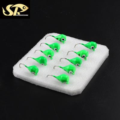 China Top Quality 16# 14# 12# 10# 8# Lead Ice Fishing Rigs Lead Metal Fishing Lures With Anti-rust Hooks IL011A for sale