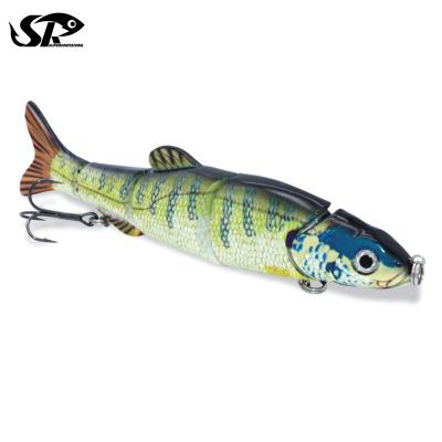 China Durable Superiorfishiing 156mm 38g Jointed Dace Fishing Lure Flexible Head Segment RH5601 for sale