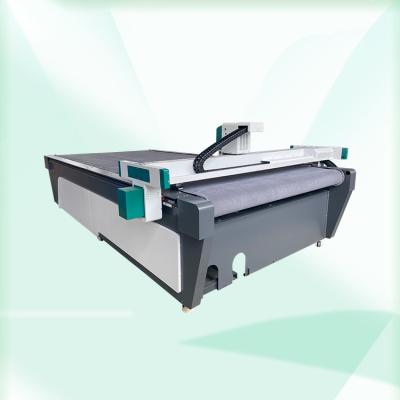 China 2200mm*3000mm (length*width) other sizes can be factory price Customized Imported Intelligent Big Vision Mud Foot Mat Pneumatic Knife Cutting Machine for sale