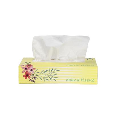 China China 100% Wood Pulp 2Ply High Quality Lint Free Facial Tissue Tissue Paper Box Shaped Towel for sale