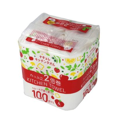 China Fashion Virgin Wood Pulp Kitchen Tissue Jumbo Roll Lint Free Hot Selling Paper Towel for sale