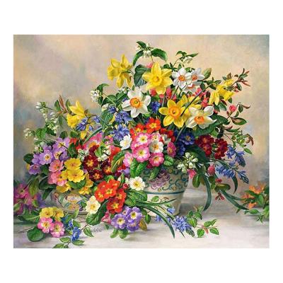 China 140042757 Wholesale Flowers DIY Painting By Numbers Paint By Numbers Hand Painted Oil Painting For Home Decor for sale