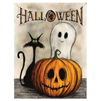 China Wacky Poster High Quality Eco-friendly Diamond Embroidery Crafts Full Drill of Halloween 5d Art Diamond Painting Festival Decoration Wall for sale