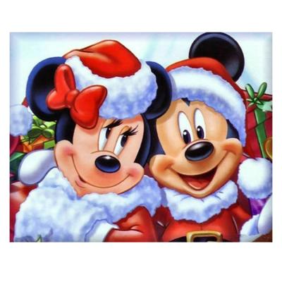 China Wholesale 5D Mickey Diamond Painting Mosaic Diamond Embroidery Whole Picture Modern Christmas Gift and Decoration for sale