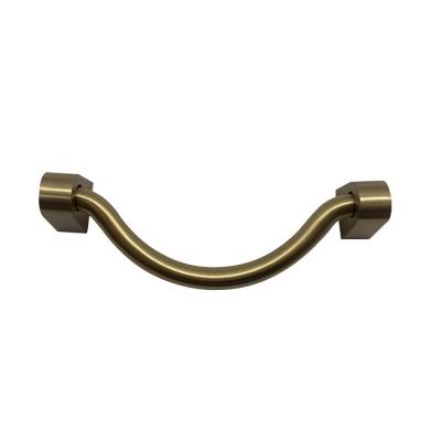 China Brass Hammer Handle Knob Brass Hammer Handle Furniture Hardware Copper Buffet Drawer Triple Pull Handle for sale