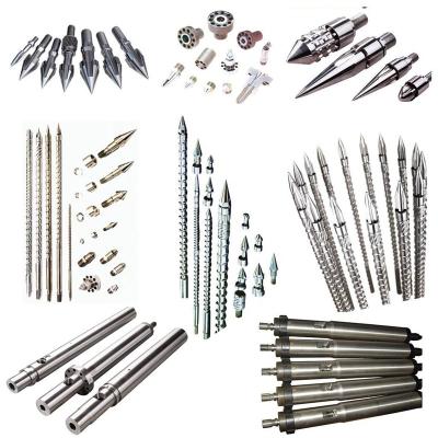 China hotels injection fanuc screw barrel/bimetal fanuc screw and barrel for injection molding machine for sale