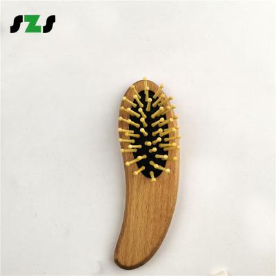 China Wooden Massage Hair Comb Brush Eco-friendly Natural Detangling for sale