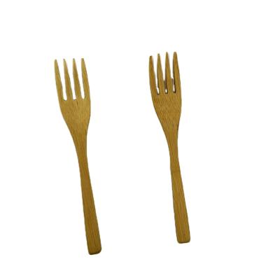 China Natural Cheap Bamboo Handle Flatware Forks for sale