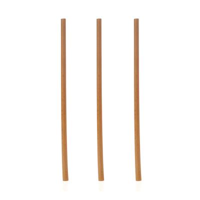 China Natural Disposable Bamboo Straws With Customized Logo for sale