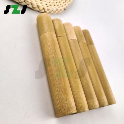 China OEM Home Biodegradable Custom Laser Engraving Logo Bamboo Toothbrush Holder for sale