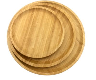 China Hotel Home Restaurant Utensil Kitchen Special Bamboo Wooden Cutlery Tray High Quality Around LARGE Tray for sale