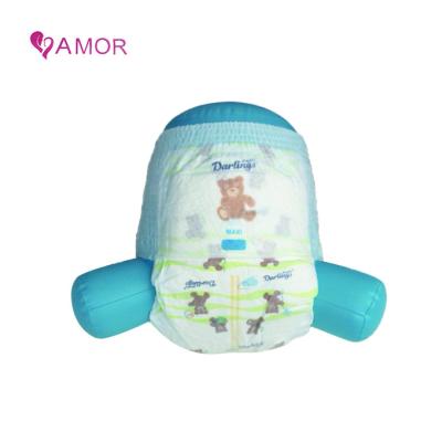 China Softcare Disposable Plastic Baby Diaper Pants Rubber Printed Factory In China for sale