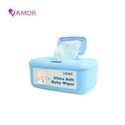 China Very Extensively Use for Hot Sale Baby's Face Clean Baby's Tender Wet Wipe Pack in Box for sale