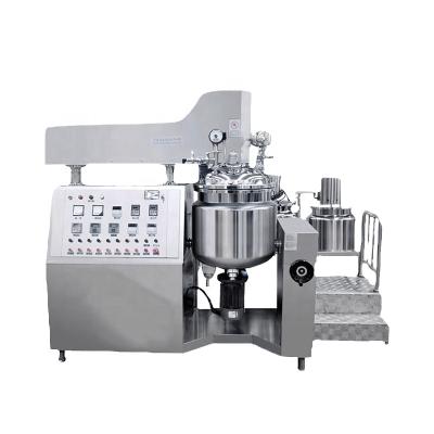 中国 High Quality Viscous Liquid Ointment Vacuum Blender Machine Vacuum Emulsifying Emulsifying Mixer 販売のため