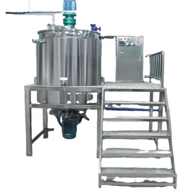 China 500L Alcohol Liquid Detergent Mixer Liquid Soap Making Machine Shampoo Liquid Mixer for sale