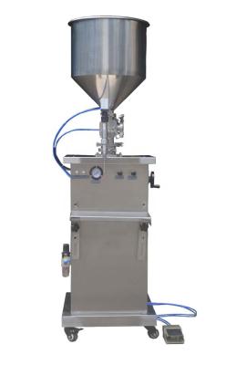 中国 Semi Automatic Gel Liquid Cosmetic Piston Filling Machine Pneumatic Food Shampoo Filling Machine 販売のため