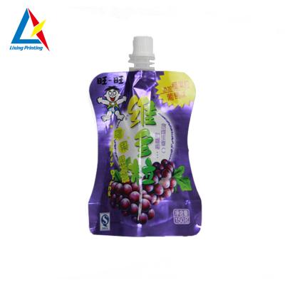 China Barrier Grape Juice Stand Up Spout Pouch for sale