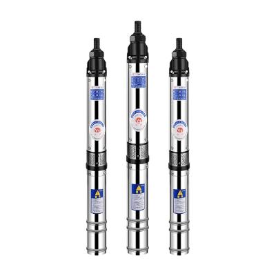 China Drinking Water Treatment 4 Inch Vertical Turbine Pump Deep Bore Deep Diving Well Electric Pump for sale