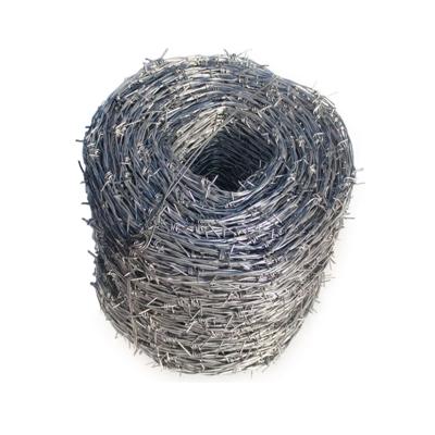 China Farm Customized Length Barbed Wire High Quality Galvanized Barbed Wire For Anti Climb Farm Fence for sale