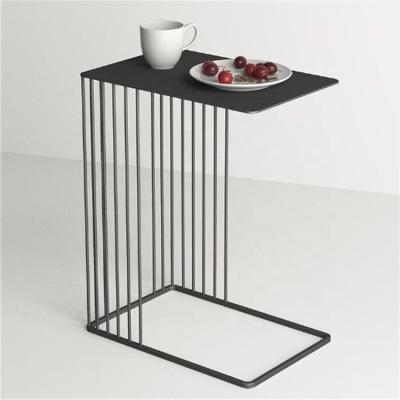 China Others Metal Wire Style Low Modern Design Custom Small Sofa Side Table For Living Room for sale