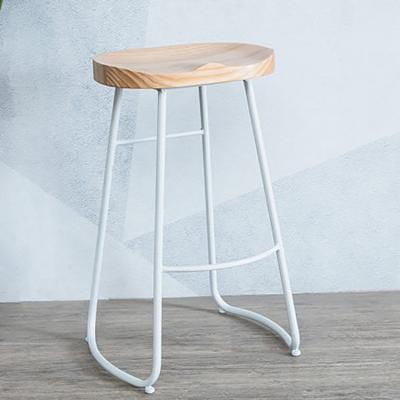 China Modern High Quality Square Leg Stool Set Ready To Assemble Wooden Bar Stools Living Room Kitchen Chair Stools for sale