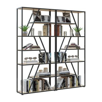 China Modern Minimalist Metal Home Furniture Wall Book Shelves Corner Living Room Wrought Iron Storage Shelf for sale