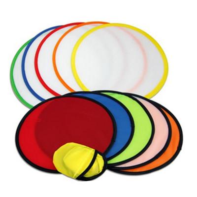 China Kids Playing RTS Blank Plain Nylon Round Foldable Hand Fan For Kids Drawing Sublimation for sale